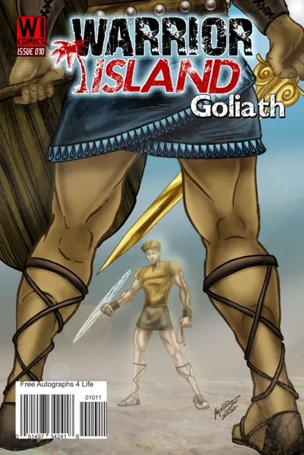 Warrior Island Issue 10 - Goliath comic cover