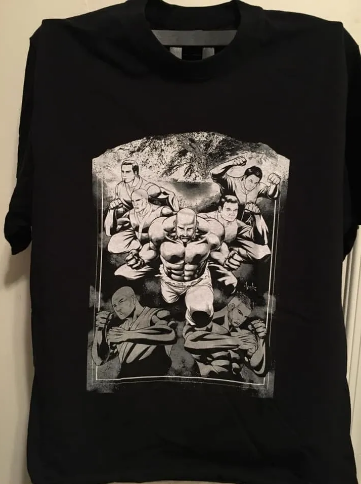 Warrior Island Black Art Shirt 3