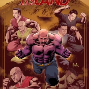 A cover page of the book warrior island issue 2