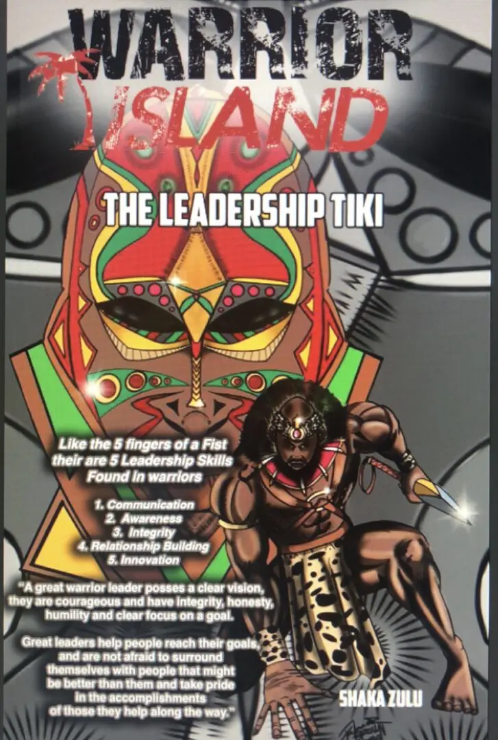 Poster of The Leadership Tiki with a picture of Shaka Zulu