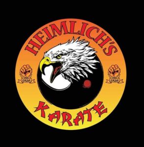 Heimlichs Karate logo and illustration